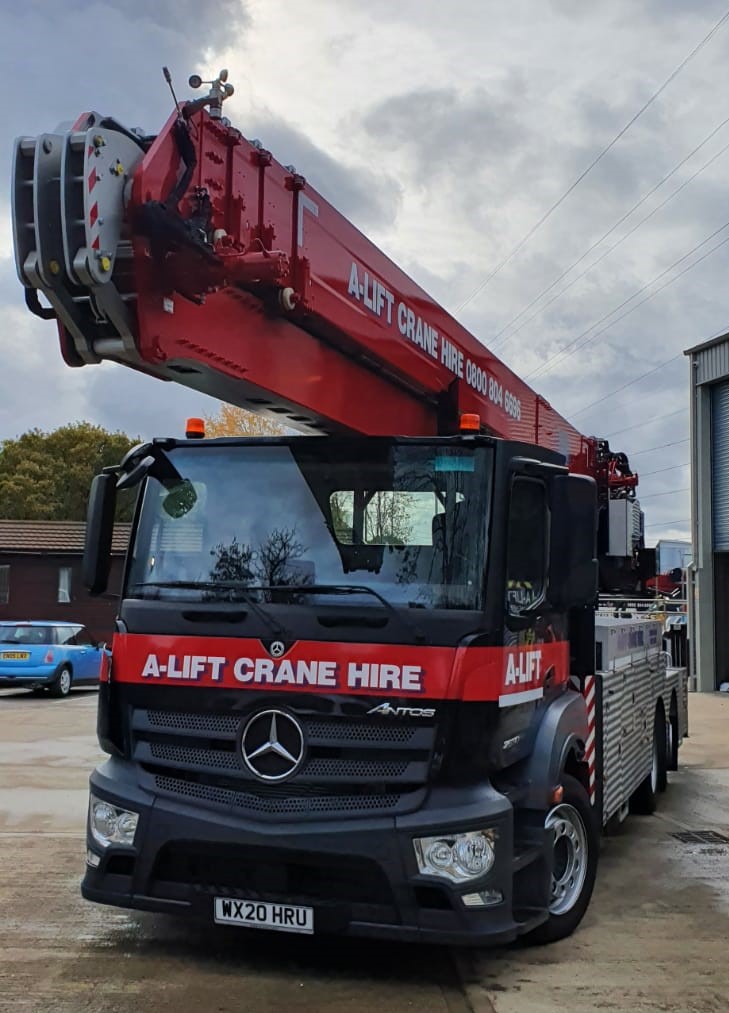 A-Lift Crane Hire Klaas Remote Control Crane in Wellingborough Depot
